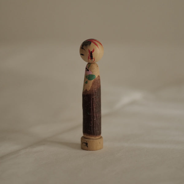 KOKESHI À MESSAGE VINTAGE / 10,50 CM