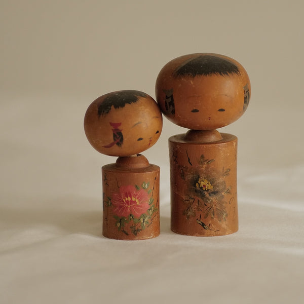 DUO DE KOKESHI VINTAGE / 10 CM