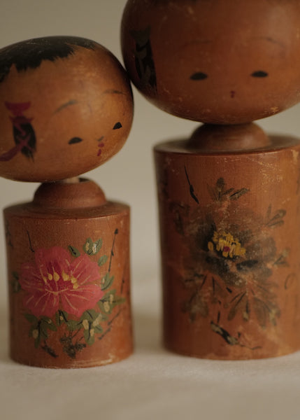 DUO DE KOKESHI VINTAGE / 10 CM