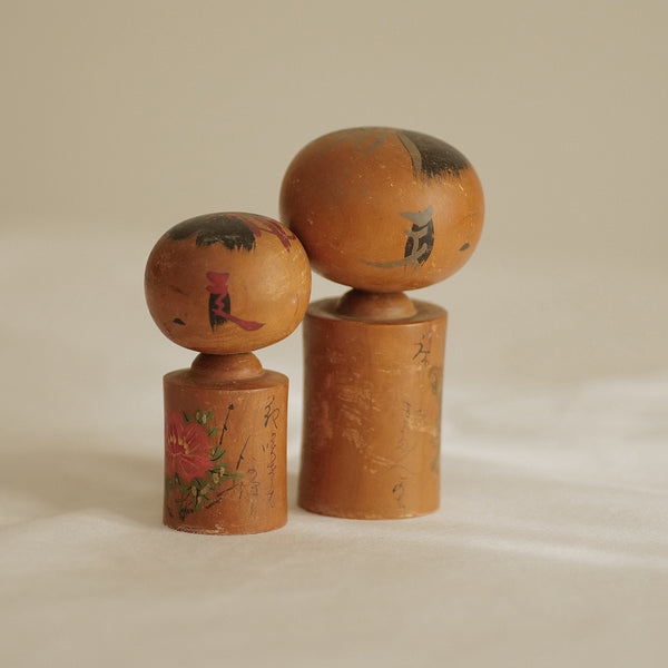 DUO DE KOKESHI VINTAGE / 10 CM
