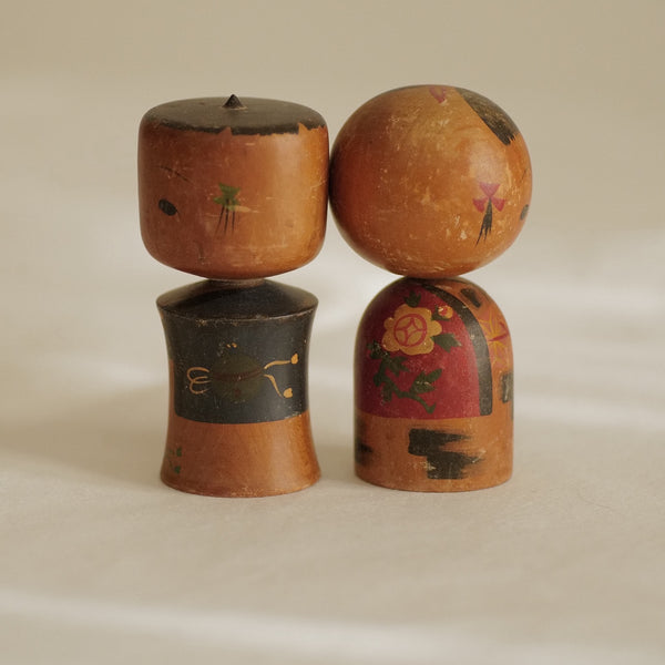 DUO DE KOKESHI VINTAGE / 9 CM