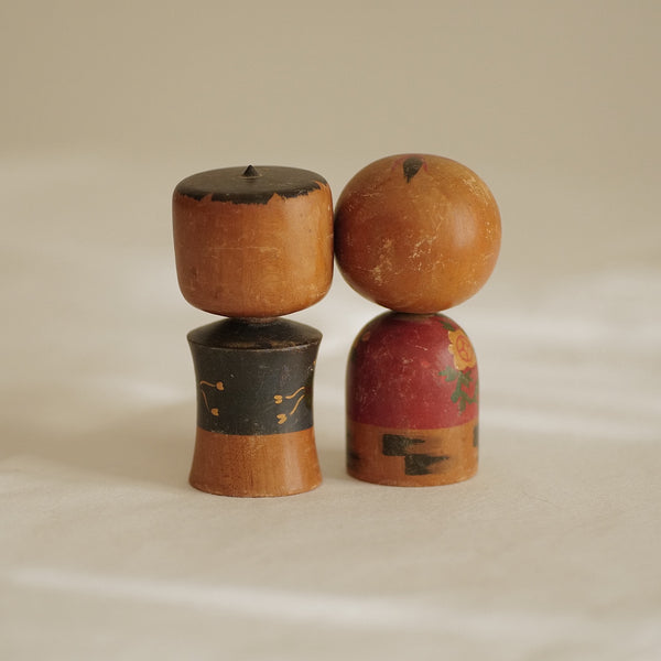 DUO DE KOKESHI VINTAGE / 9 CM