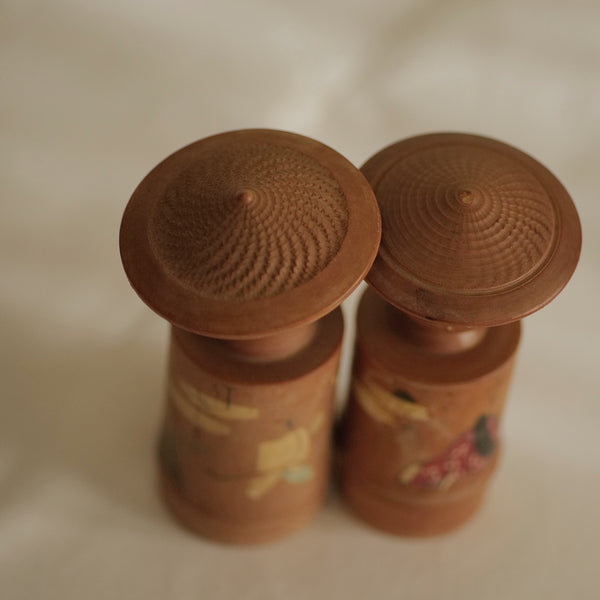 DUO DE KOKESHI VINTAGE / 10,50 CM