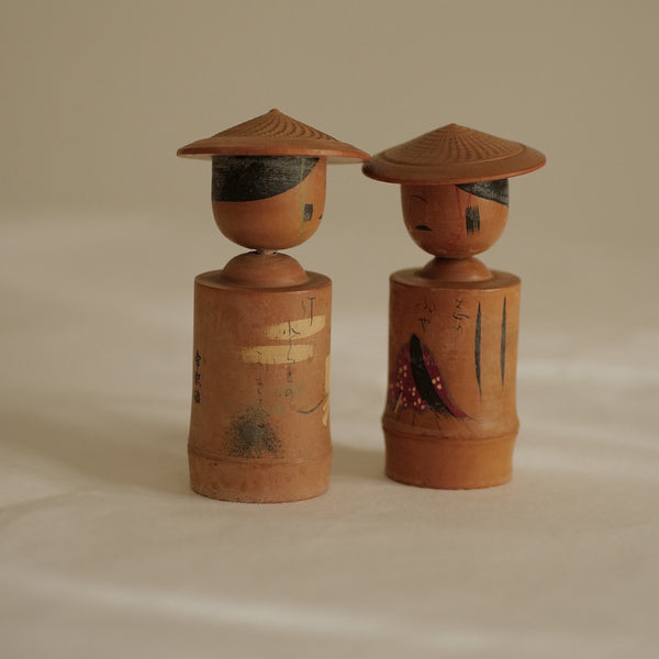 DUO DE KOKESHI VINTAGE / 10,50 CM