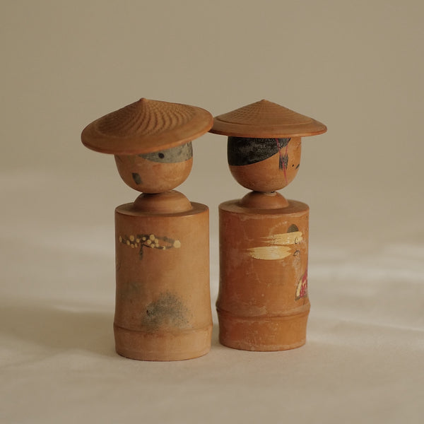 DUO DE KOKESHI VINTAGE / 10,50 CM