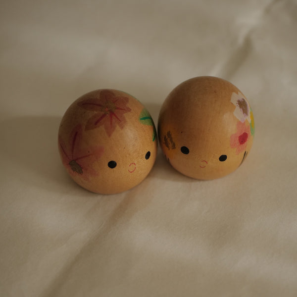 DUO DE KOKESHI VINTAGE / 5 CM