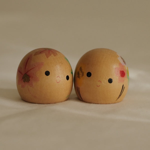 DUO DE KOKESHI VINTAGE / 5 CM