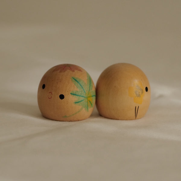 DUO DE KOKESHI VINTAGE / 5 CM