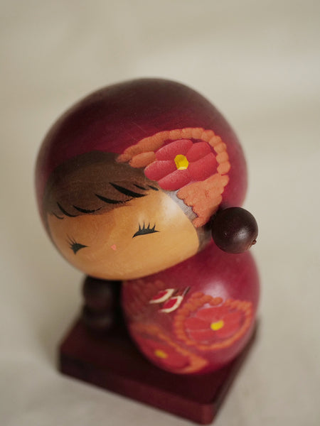 KOKESHI VINTAGE “ENFANT DU VILLAGE” PAR MURAKAMI CHIE / 10 CM