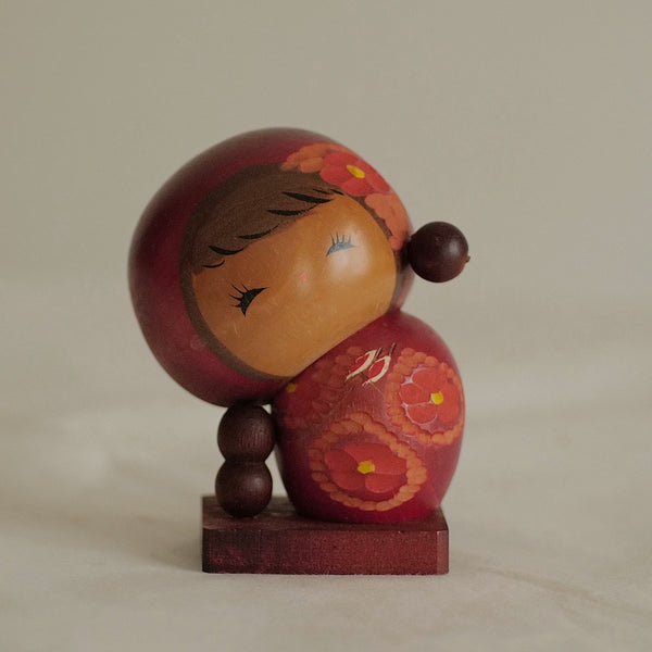 KOKESHI VINTAGE “ENFANT DU VILLAGE” PAR MURAKAMI CHIE / 10 CM