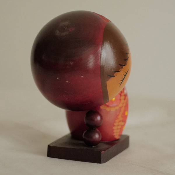 KOKESHI VINTAGE “ENFANT DU VILLAGE” PAR TAMURA CHIE / 17,5 CM