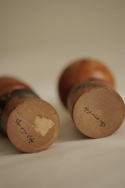 DUO DE KOKESHI VINTAGE / 9 CM