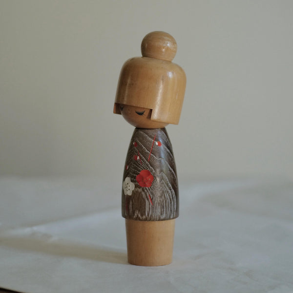 DUO DE KOKESHI VINTAGE USABURO  / 22,5 CM et 36,5 CM