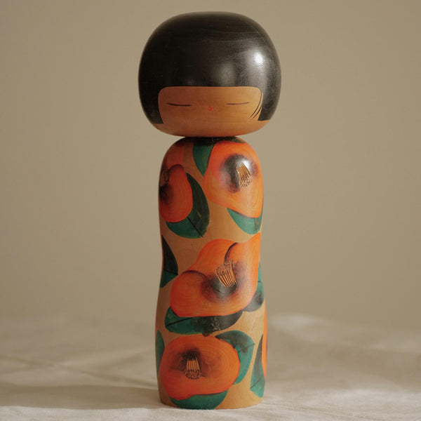 KOKESHI VINTAGE PAR YUJI KAWASE / MASSIVE / 31 CM / RÉSERVÉE :-)